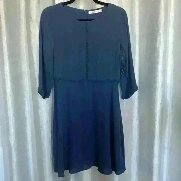 NEW WITH TAGS Simons Twik blue  dress 💙 - Picture 1 of 9